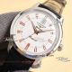 Perfect replica Longines Conquest white dial Swiss automatic mechanical leather strap watch (2)_th.jpg